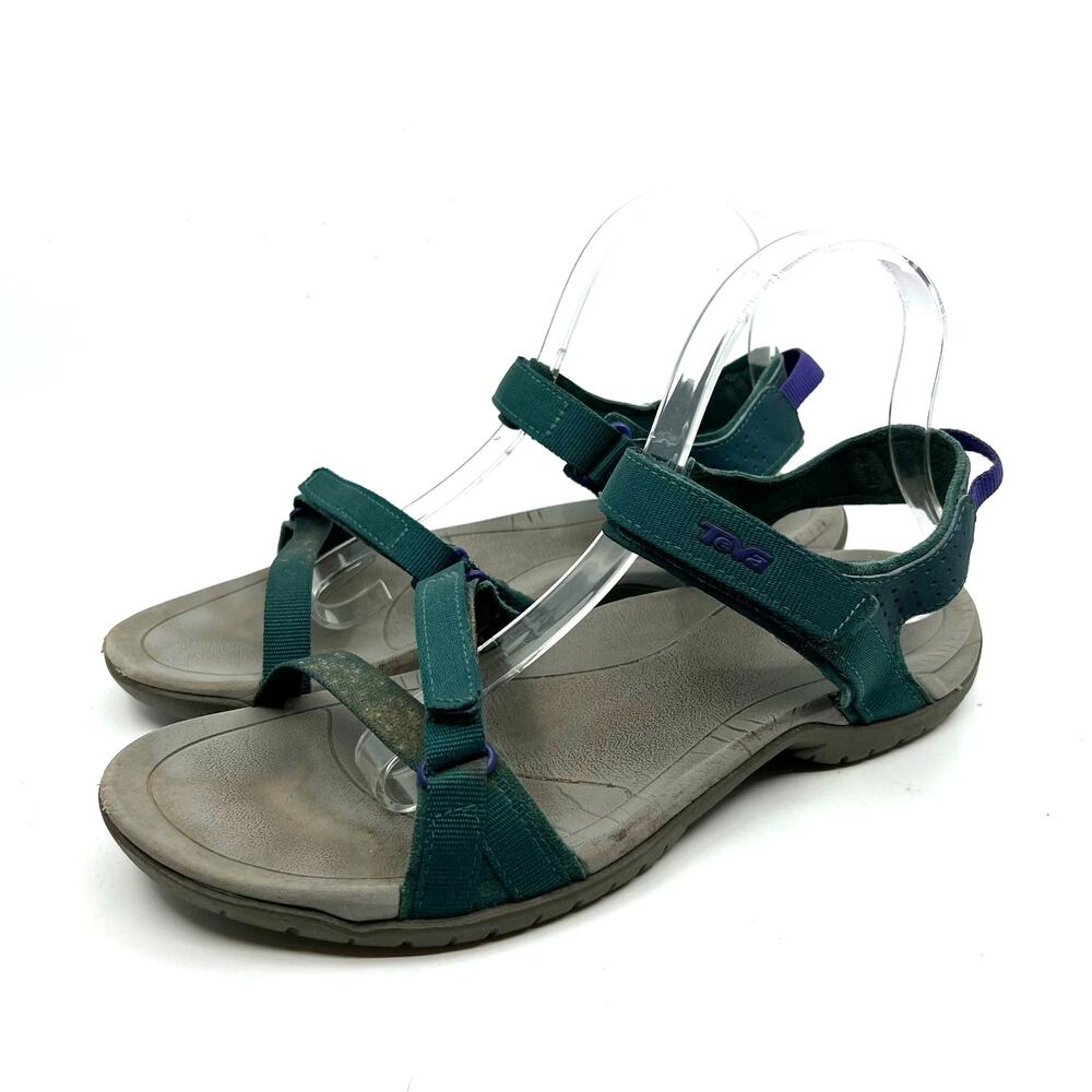 Teva Teal and Purple Outdoor Strappy Sandals